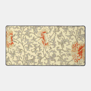 Alfrombrillas De Escritorio Owen Jones Patrón Antiguo: Coral Floral Gris