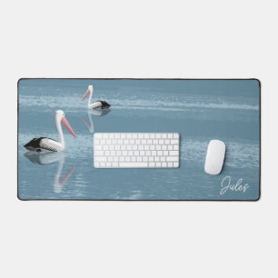 Alfrombrillas De Escritorio Paddling Calm Blue Water add Name