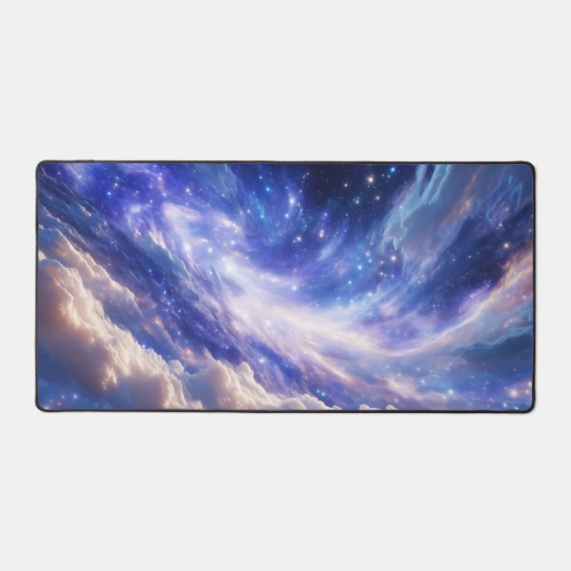 Alfrombrillas De Escritorio Paisaje Cósmico: Nebulosa giratoria y noche estrel (Anverso)