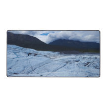 Paisaje de Campo de Hielo de Glaciar con Vistas de