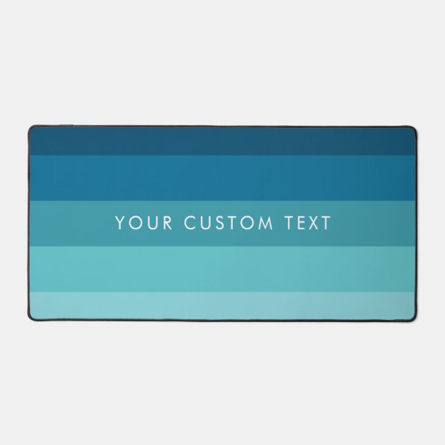 Alfrombrillas De Escritorio Paleta de rayas azules (Anverso)