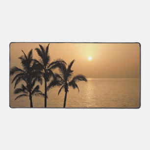 Alfrombrillas De Escritorio Palmeras y atardecer romántico