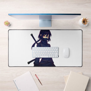 Alfrombrillas De Escritorio panel de computadora ninja femenina