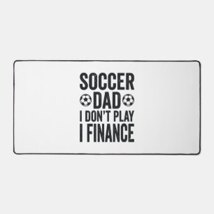 Alfrombrillas De Escritorio Papá Fútbol No Juego Financio Camiseta Vintage_
