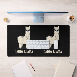 Alfrombrillas De Escritorio Papá Llama Alpaca Amante de Animales Divertidos