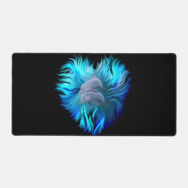 Alfrombrillas De Escritorio Par de delfines (Anverso)