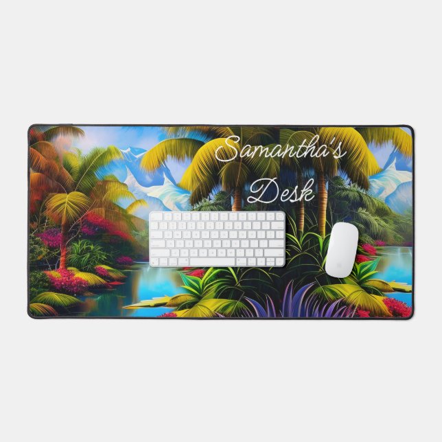 Alfrombrillas De Escritorio Paraíso tropical III (Teclado y ratón)