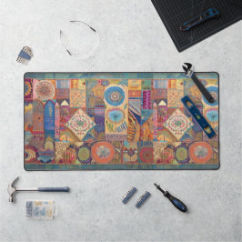 Alfrombrillas De Escritorio Parchwork Mandala Desk Mat