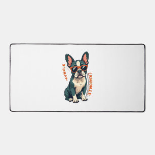 Alfrombrillas De Escritorio Paseo Vintage Lo Pensaré Bulldog Francés Divertido