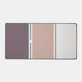 Alfrombrillas De Escritorio Pastel Stripes-2 – Clean Neutral Desk Layout
