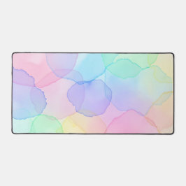 Alfrombrillas De Escritorio Pastel Watercolor Alcohol Ink Abstract