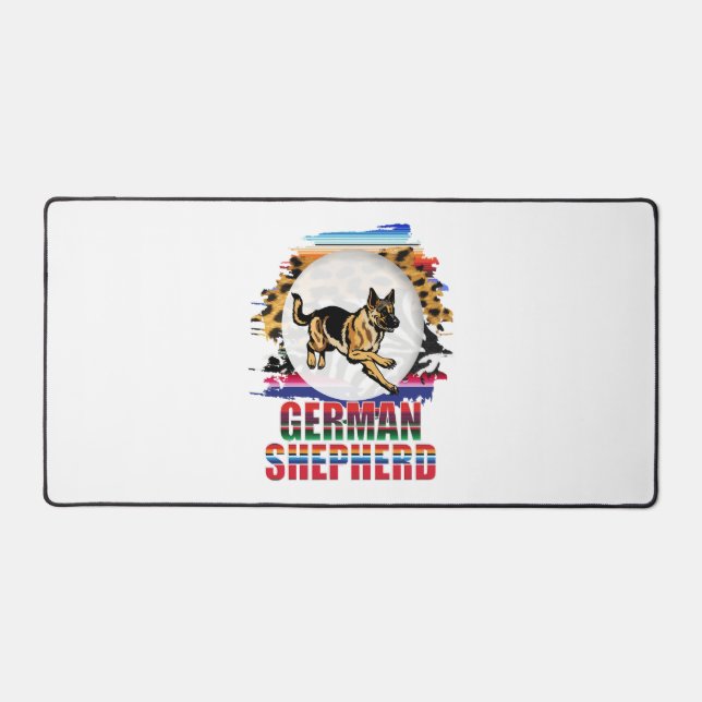 Alfrombrillas De Escritorio Pastor alemán (Anverso)