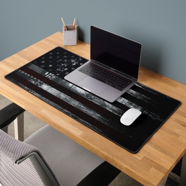 Alfrombrillas De Escritorio Patriótico Industrial de Bandera Americana (Oficina 2)