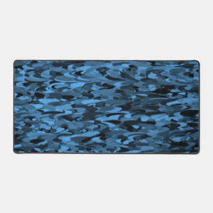 Alfrombrillas De Escritorio Patrón abstracto azul negro