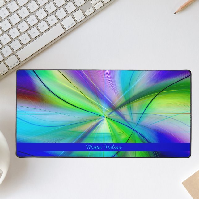 Alfrombrillas De Escritorio Patrón colorido moderno acuarela azul (Subido por el creador)