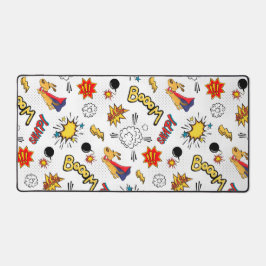 Alfrombrillas De Escritorio Patrón cómico de Boom Pow