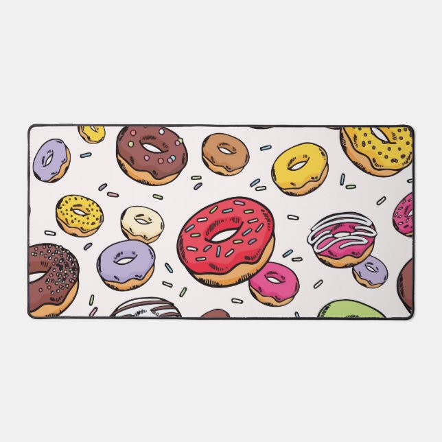 Alfrombrillas De Escritorio Patrón continuo de donas (Anverso)