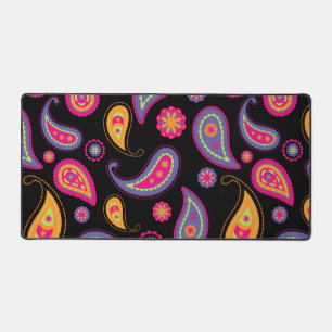 Alfrombrillas De Escritorio Patrón continuo de Paisley colorido