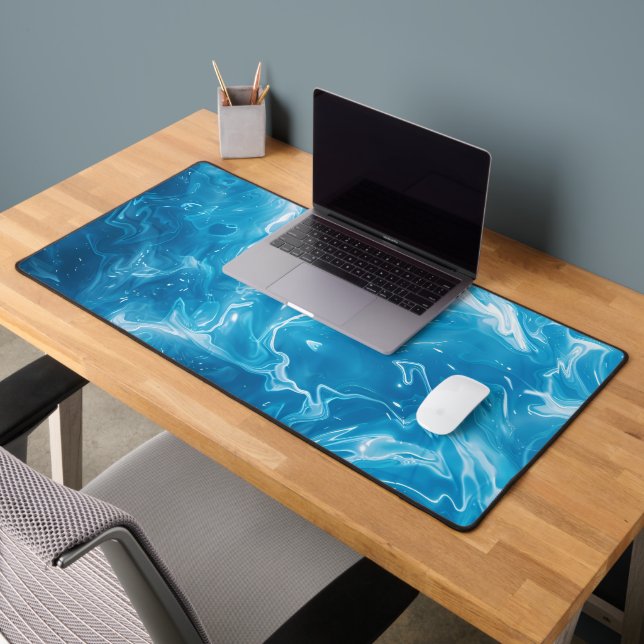 Alfrombrillas De Escritorio Patrón de agua de la piscina azul Aqua (Oficina 2)