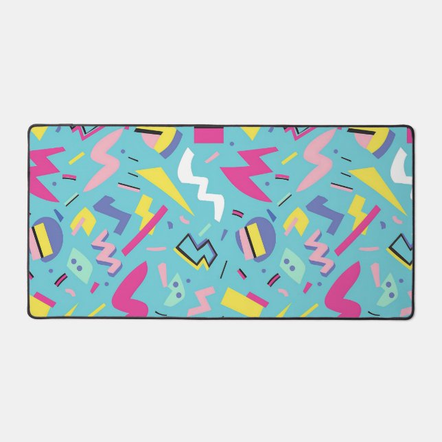 Alfrombrillas De Escritorio Patrón de arte pop retro de los años 90 (Anverso)