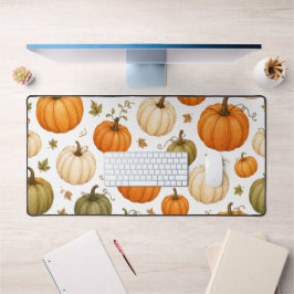 Alfrombrillas De Escritorio Patrón de calabaza acuarela Calabazas de otoño