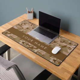 Alfrombrillas De Escritorio Patrón de camuflaje del desierto, su nombre, perso