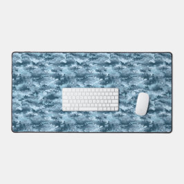 Alfrombrillas De Escritorio Patrón de camuflaje pixelado militar azul