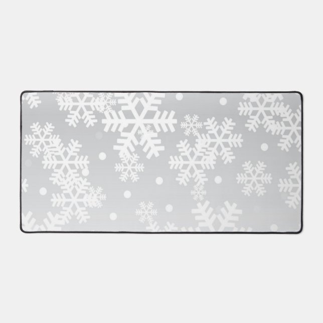 Alfrombrillas De Escritorio Patrón de copo de nieve (Anverso)