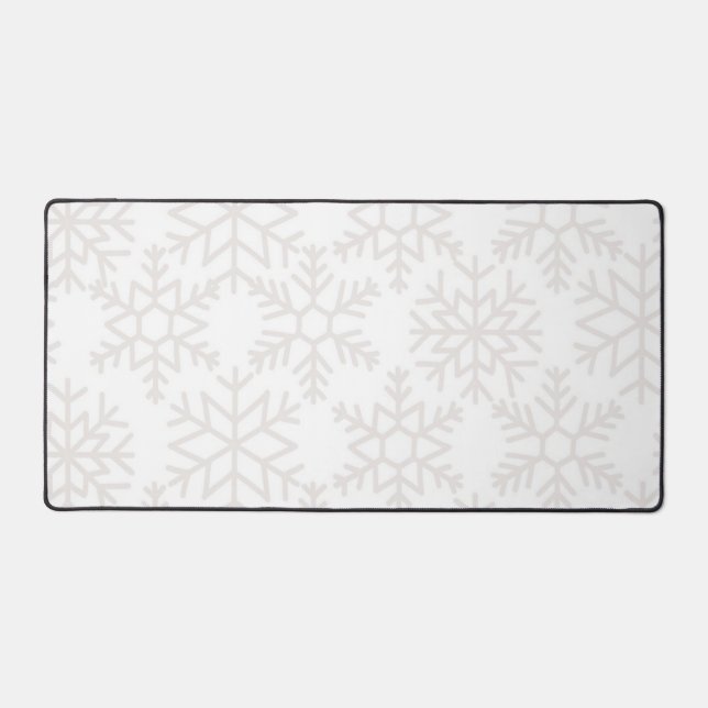 Alfrombrillas De Escritorio Patrón de copo de nieve (Anverso)