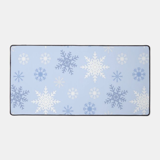 Alfrombrillas De Escritorio Patrón de copo de nieve (Anverso)