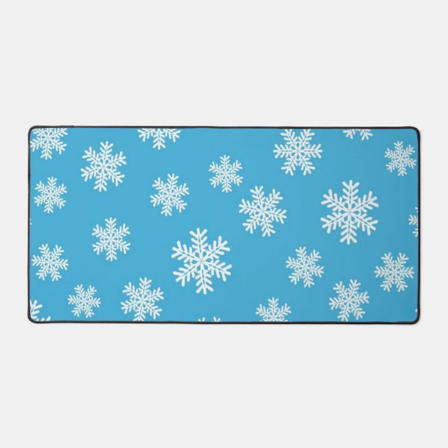 Alfrombrillas De Escritorio Patrón de copo de nieve (Anverso)