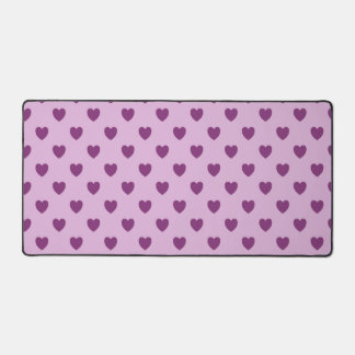 Alfrombrillas De Escritorio Patrón de corazón rosado