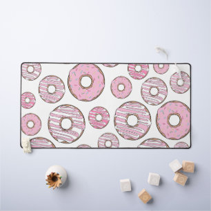 Alfrombrillas De Escritorio Patrón De Donuts, Donuts Rosados, Espolvorines