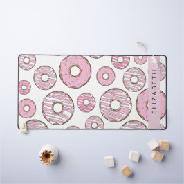 Alfrombrillas De Escritorio Patrón De Donuts, Donuts Rosados, Gritos, Su Nombr