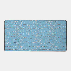 Alfrombrillas De Escritorio Patrón de efecto de cuero azul