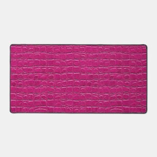 Alfrombrillas De Escritorio patrón de efecto de cuero rosa