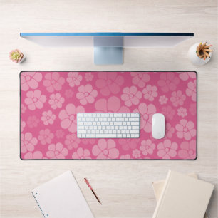 Alfrombrillas De Escritorio Patrón de flores - rosa