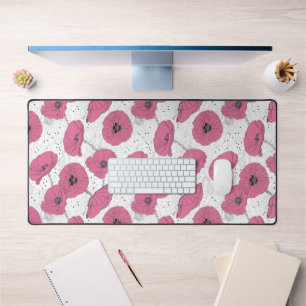 Alfrombrillas De Escritorio Patrón de flores rosadas