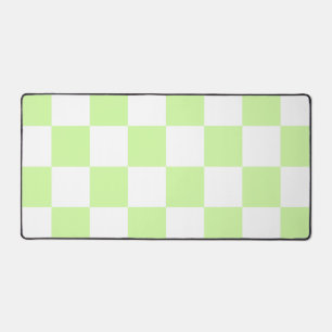 Alfrombrillas De Escritorio Patrón de Gingham de Pastel Verde