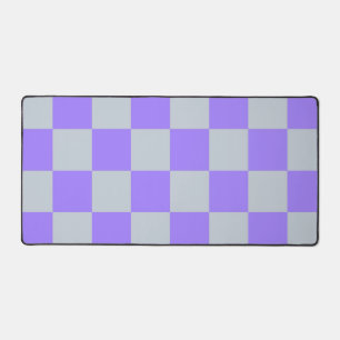 Alfrombrillas De Escritorio Patrón de Gingham de Purple Checkered