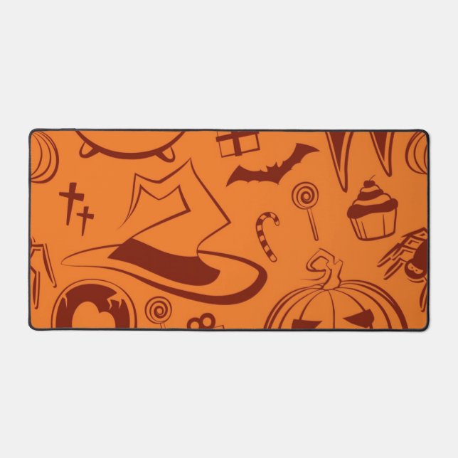 Alfrombrillas De Escritorio Patrón de Halloween (Anverso)