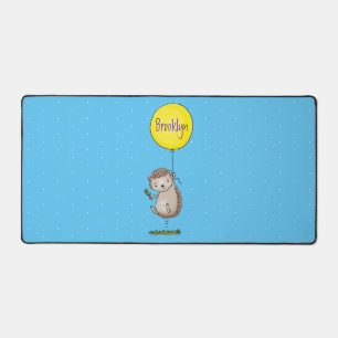 Alfrombrillas De Escritorio Patrón de hedgehog y personalizado de globos