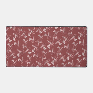 Alfrombrillas De Escritorio Patrón de herramientas hairstylista modernas en To