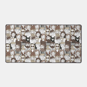 Alfrombrillas De Escritorio Patrón de hipster