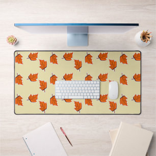 Alfrombrillas De Escritorio Patrón de hojas secas marrones