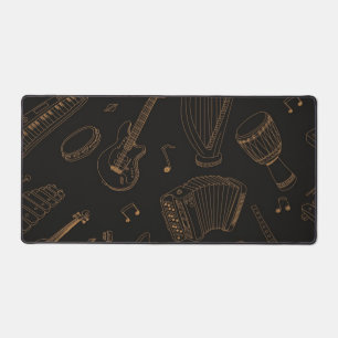 Alfrombrillas De Escritorio Patrón de instrumentos musicales