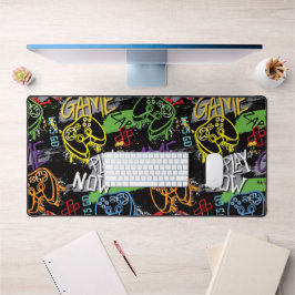 Alfrombrillas De Escritorio Patrón de juego de grafiti neón