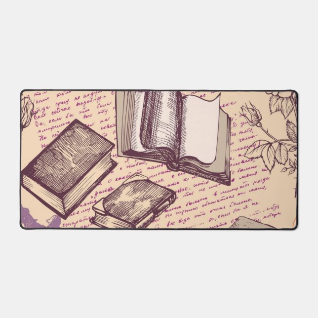 Alfrombrillas De Escritorio Patrón de libro (Anverso)