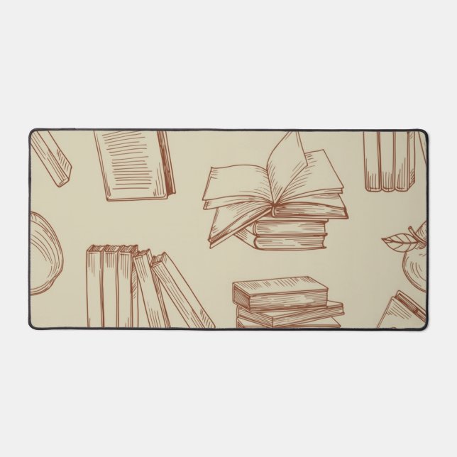Alfrombrillas De Escritorio Patrón de libro (Anverso)
