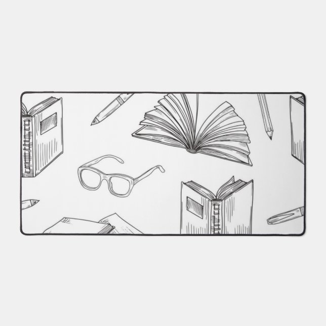 Alfrombrillas De Escritorio Patrón de libro (Anverso)